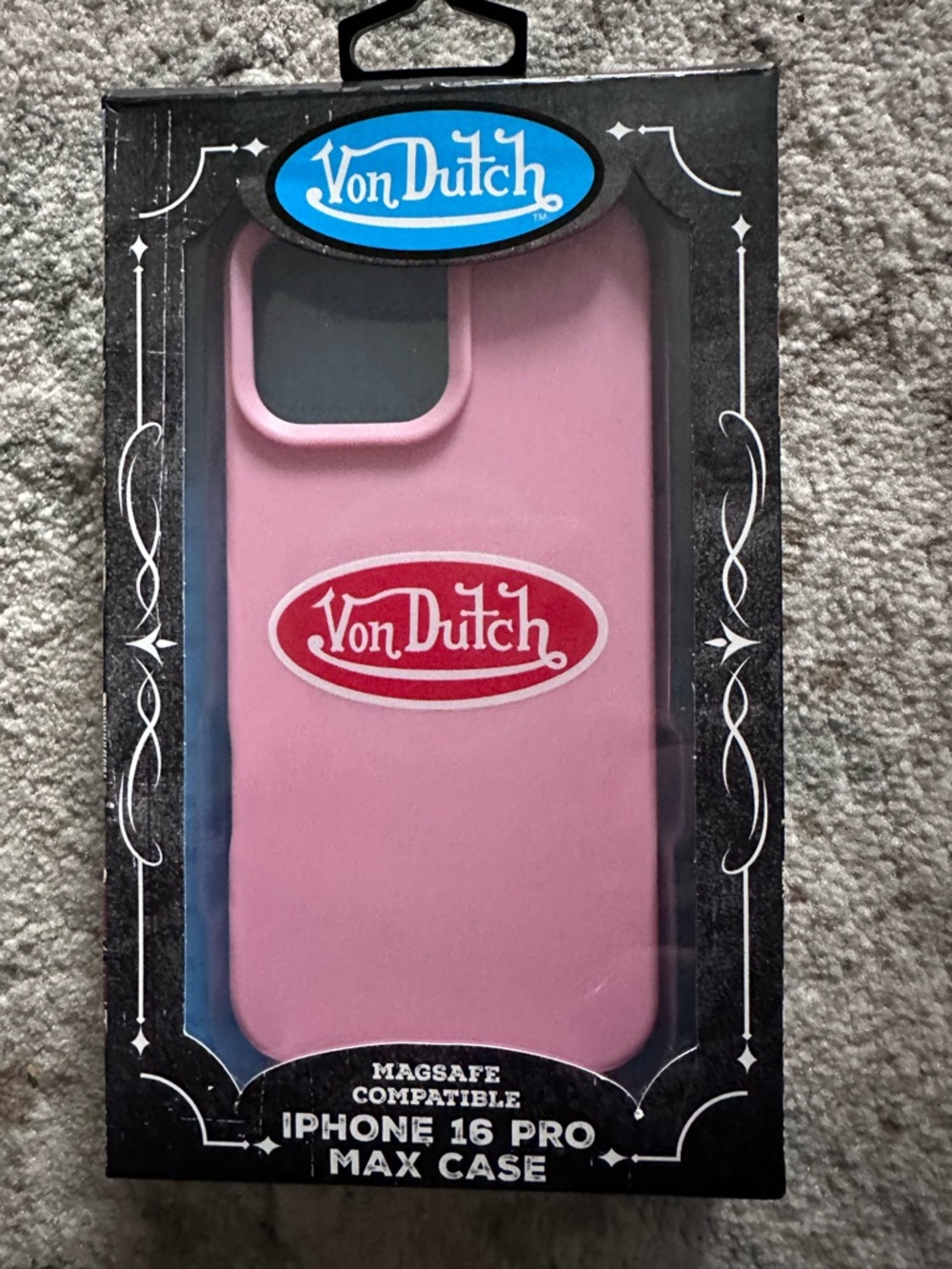 Von Dutch Pink iPhone 16 Pro Max MagSafe Compatible Case